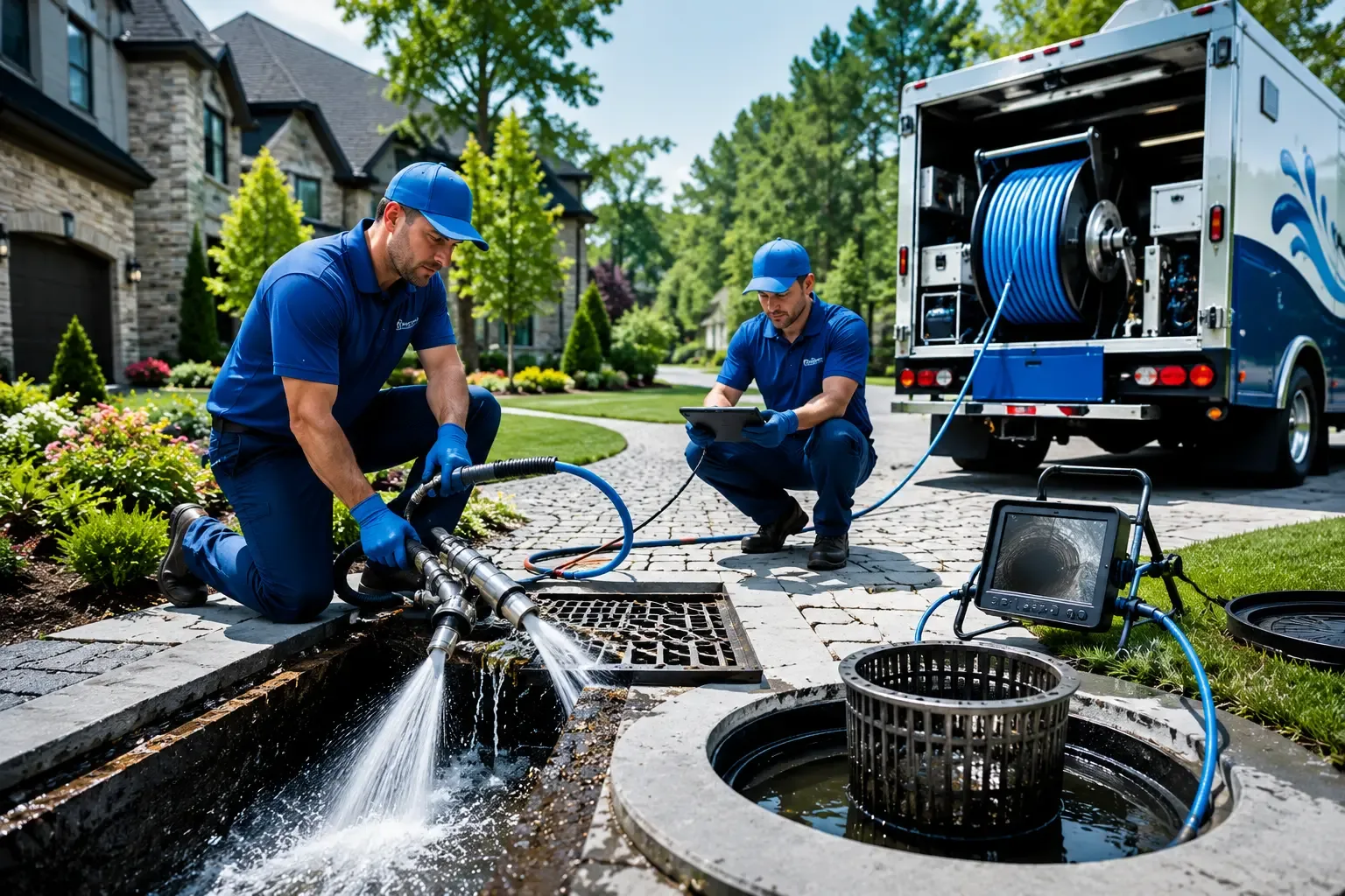 Local outdoor drain cleaning professionals in Marinette, WI