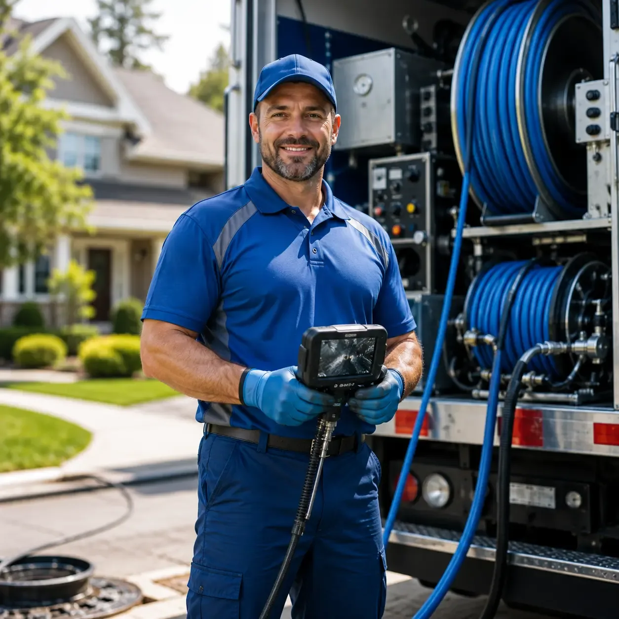 Local outdoor drain cleaning specialists in Marinette, WI